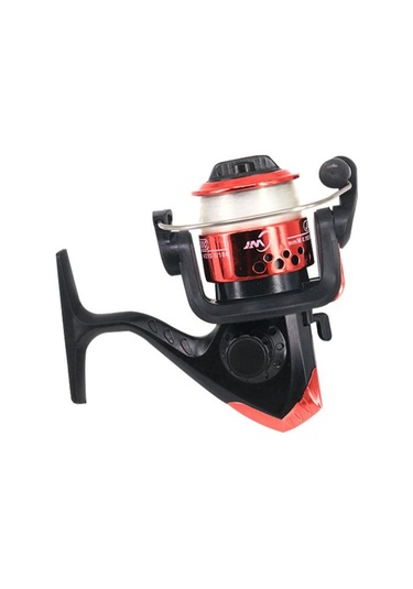 Kırmızı Muqzı Spor Aksesuarı 3 Rulman Topları Mini Yüksek Hızlı İplik Balıkçılık Reel İle 60 M Şeffaf Hat