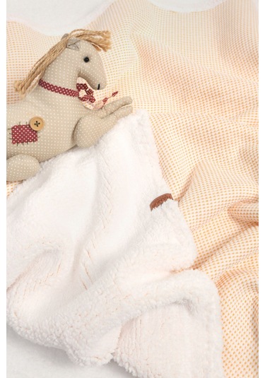 Pouf Bebek Battaniye 80x100 CM Alize Sarı Renkli