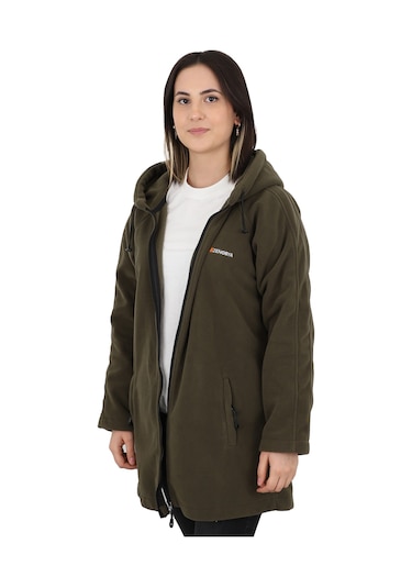 Kadın Haki Polar Ceket - Zenobya Haki