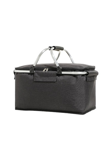 Katlanabilir Yalıtımlı Sızdırmaz Katlanabilir Soğutucu Çanta, Güçlü Alüminyum Çerçeveli Çok İşlevli Alışveriş Arabası, Yiyecek Ve İçecekleri Soğuk Tutar Çok Renkli