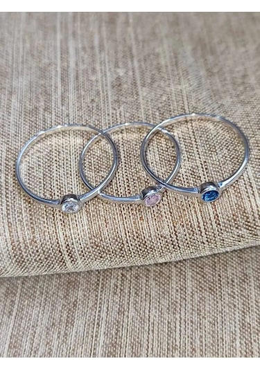 Sılver Whale 925 Ayar Gümüş, Taşlı Yüzük 159883621 Mavi