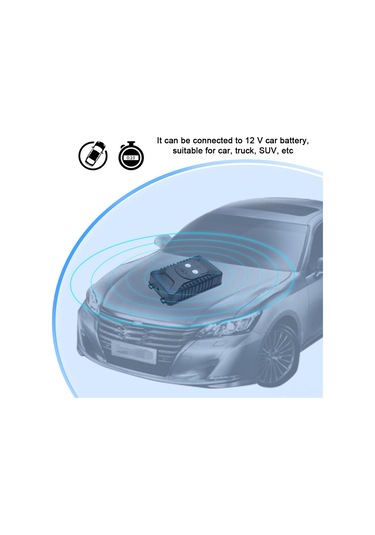 Skycity Araçta Kedi, Fare, Sincap İçin Ultrasonik Uyarıcı - 3 Besleme Seçeneği 12v Araç, Usb, Pil - Siyah Abs Malzeme