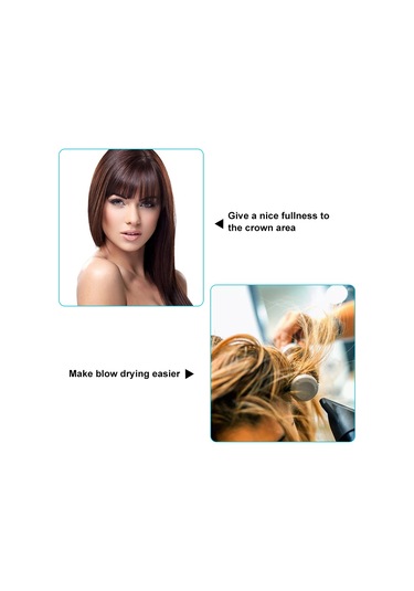 Qingmipy Büyük Yuvarlak Saç Fırçası - Kaymaz Tutma Yeri, Saç Kurutma Ve Şekillendirme İçin Ev & Kuaför Kullanımı