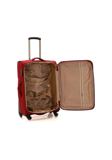 Mçs Üçlü Lüx Kumaş Valiz Seti V102 S16ny10017-set 00010 Bordo