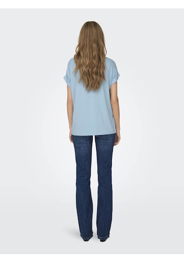 Only Onlmoster Mavi Kadın T-shirt 15106662 Mavi