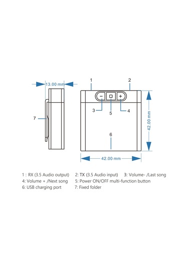 Lemestar "tx8 Bluetooth 5.0 Çift Yönlü Alıcı Verici: Tv, Pc Ve Kulaklık İçin Kablosuz Ses Adaptörü"