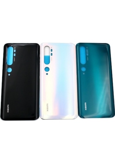 Xiaomi Mi Note 10 Arka Kapak-Arka Pil Batarya Kapağı Cam
