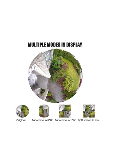 Xiaovv Ampul Şeklinde Panoramik Kamera Gözetim Güvenlik Kamerası Aydınlatma Ampulü Akıllı Ev Cihazı Kablosuz Bağlantı Uzaktan İzleme 110v-220v 2mp