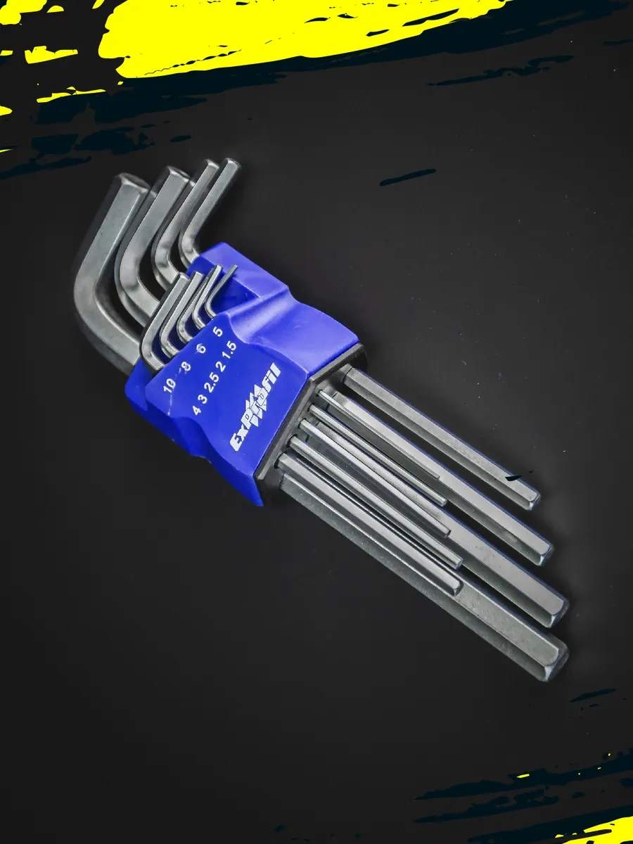 Exprofil L Şekilli Altınızlı Alyan Anahtar Seti 247300619