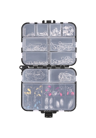 Jeehugo 256 Parça Balıkçılık Aksesuar Seti - Yüksek Karbon Çelik Ve Paslanmaz Çelik Malzemeyle Tam Doldurulmuş Çanta, Balıkçılık Enthüzyastları İçin Mükemmel Hediye