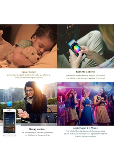 1 M-30 M Usb Led Çubuk Işığı Rgb 5050 Bluetooth Bant Noel Odası Dekorasyon İçin Led L Masaüstü Ekran Tv Led Aydınlatmalar 56669198