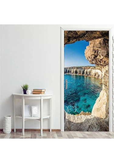 Manzara Kapı  3d Çıkarılabilir Vinilos Bibliotheque Modern Ev Dekor Zmt-401 Diğer