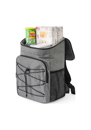 Neevoyu Siyah Oxford Kumaş Çift Askılı Isıtıcı-sojutucu Çanta Büyük Kapasiteli Piknik, Outdoor Ve Bira Taşıma Çantası Siyah