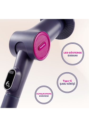 Kumtel 9in1 Şarjlı Çok Amaçlı Temizlik Fırçası Seti Hscr-01