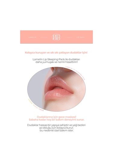 Yoğun Nemlendirici Gece Dudak Maskesi Lip Sleeping Pack Mango