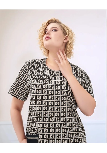 Net Brenda Kapriyeli Ev Pijamaları Takımı 327028621 Açık Bej