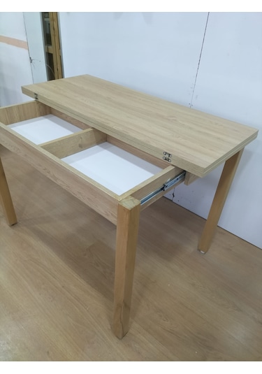 110 X 45 Katlanır Mutfak Masa Ebru