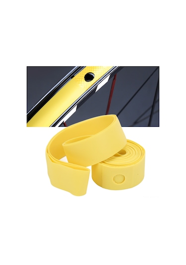 Kangvka 26 İççaplı Dağ Bisikleti Pvc Lastik Koruyucu, Tırnak Ve Delmelerden Koruma, 2 Adet Paket 20mm Genişlik