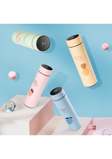 Novahub 393 Mini Termos Bardak, Yolculuk İçin Mükemmel Pembe