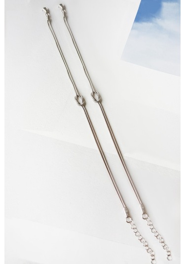 MorMajor Silver Sevgililere Özel Sevgi Bağı 2 Adet Gümüş Bileklik -7548