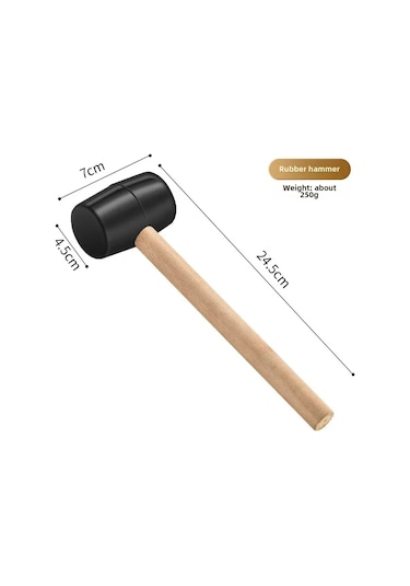 Dofolink Stainless Steel Mutfak Aleti Seti: Hindistan Cevizi Açıcı, Hindistan Cevizi İpi Kazıcı Ve Kauçuk Çekiç - Kolay Kullanım, Dayanıklı Malzeme