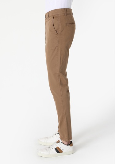 Colins Slim Fit Orta Bel Düz Paça Erkek Gri Pantolon Cl1049749 Q1.v2 Tpe Gri