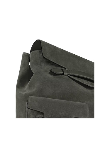 Montblanc Envelope Süet Deri Sırt Çantası 222285 yeşil