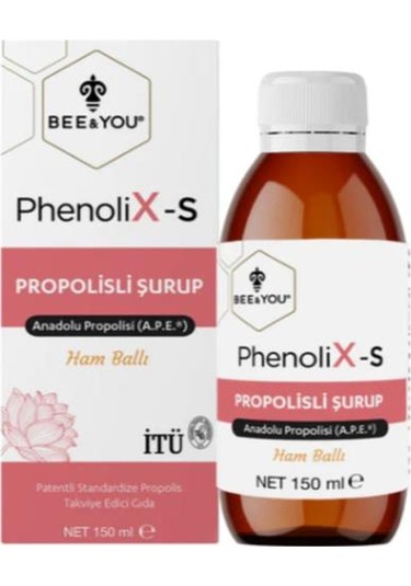 Bee&you Phenolix-s Ham Ballı Propolisli Şurup 150 ML
