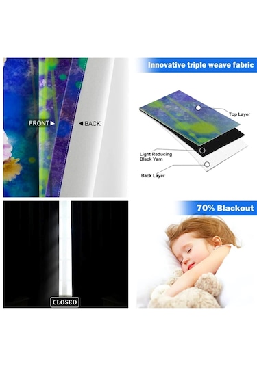 Nota 140 Cm 240 Mikro Petek Çift Kanat 2 Adet Fon Perde Altın