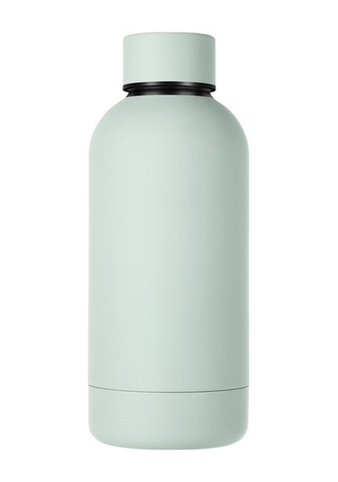 Rogfer Çift Paslanmaz Çelik Yalıtım Kupası 350ml Mini Kupası Green White Beyaz Beyaz