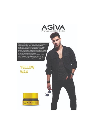 Agiva Wax 155 Ml 04 Grroomıng Sarı