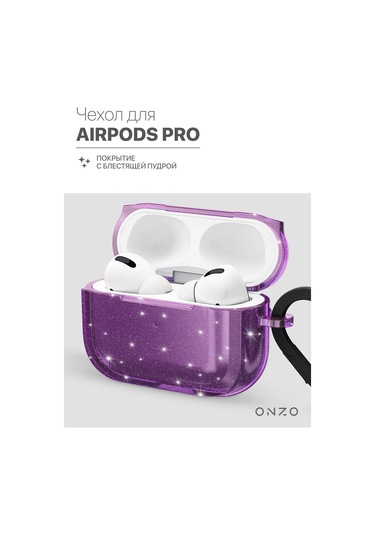 Onzo Airpods Uyumlu Pro İçin Şeffaf Parlak Kılıf 317765640 Beyaz