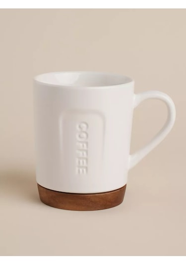 Sl Home Çay Ve Kahve İçin Seramik Bardak 400 Ml Hediye 200473607 Kahverengi