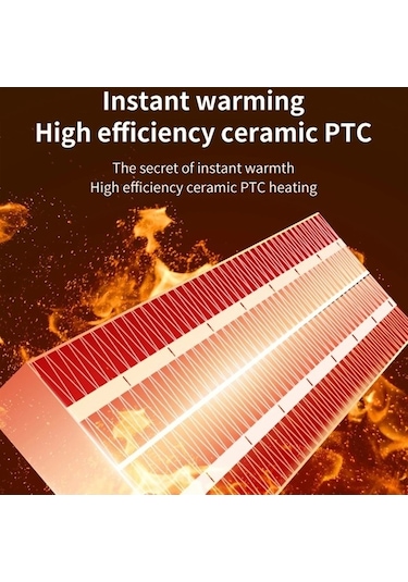 Artfulabode Jl Mini Elektrikli Isıtıcı 500w, Ptc Seramik Hızlı Isıtma Fanı