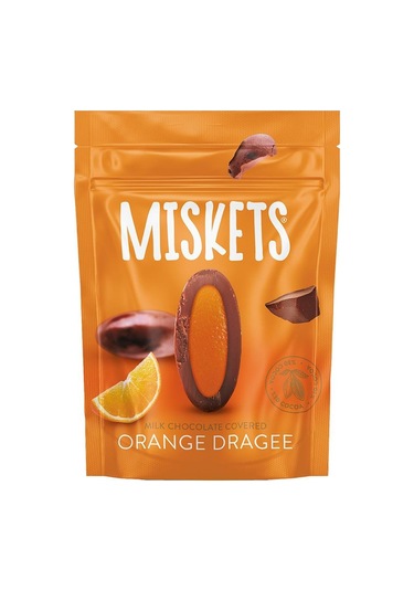 Sütlü Çikolata Kaplamalı Portakal Draje 70 Gr