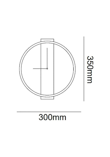 Tra74143 Eco Ø30 Cm Led Aplik Uur Beyaz