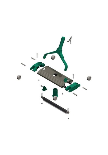GEMAŞ Vakumlu Havuz Süpürgesi 1,5 inç Geçme Klipsli Model 456 mm-