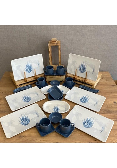 Takım Kahvaltı Blue Magıc 27 Parça 6 Kişilik