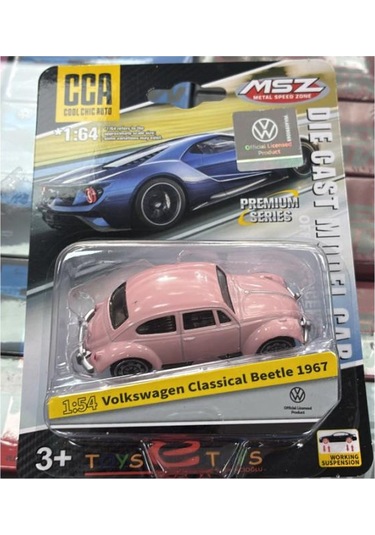 Cca Premium Series Volkswagen Classical Beetle 1967 Pembe 1/54 Model Araba