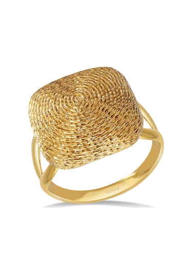 Gülaylar Altın 22 Ayar Sarı Altın Salyangoz Yüzük