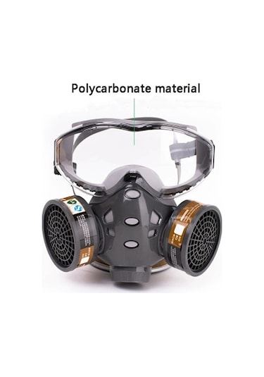 Trendooze 8200 Toz Geçirmez Maskesi - Yarım Tam Yüz Koruma