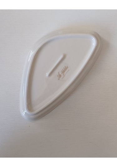 Gordion Kırık Bej Kayık Tabak 4 Parça 17 Cm