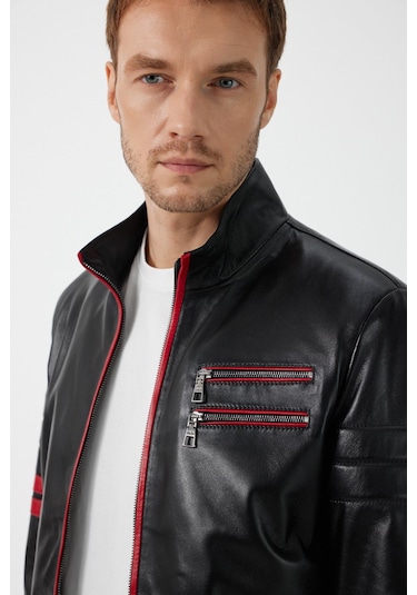 Valentino Siyah Deri Mont Siyah