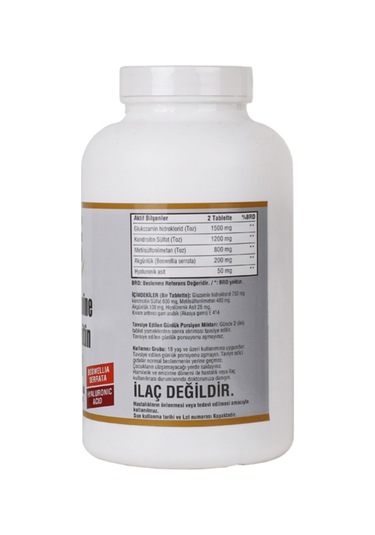 Glukozamin Kondroitin Msm 300 Tablet 3 Kutu 900 Tablet