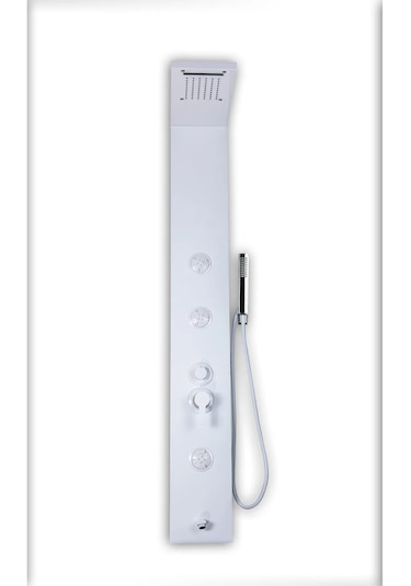 Sam Banyo Fırat Duş Paneli White Style Beyaz