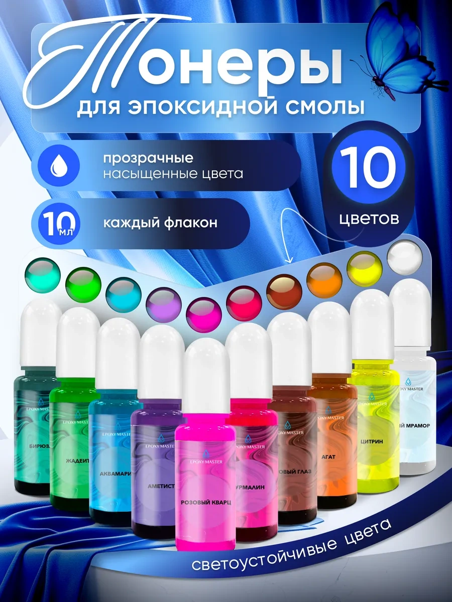 Epoxymaster Epoksi Reçine İçin Toner Boya Seti 455259341