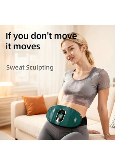 Willowhaven Usb Şarjlı Ayarlanabilir Yoğunluklu Beyaz Taşınabilir Masaj Aleti Yağ Eritme Ve Göbek Eritme Makinesi Beyaz