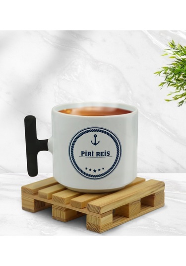 Bk Gift Kişiye Özel Tekne Marin Ve Denizcilik Tasarımlı Siyah T Kulplu Middle Kupa-3, Arkadaşa Hediye Kobitmeyencom33414 Bk Gift