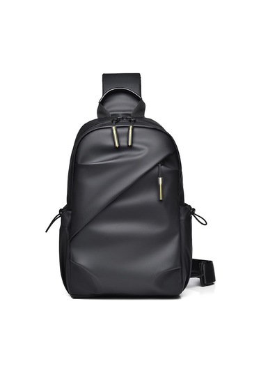 Sones Weıxıer 2122 Günlük Tek Omuzlu Çapraz Göğüs Çantası Büyük Kapasiteli Su Geçirmez Motosiklet Çantası Siyah