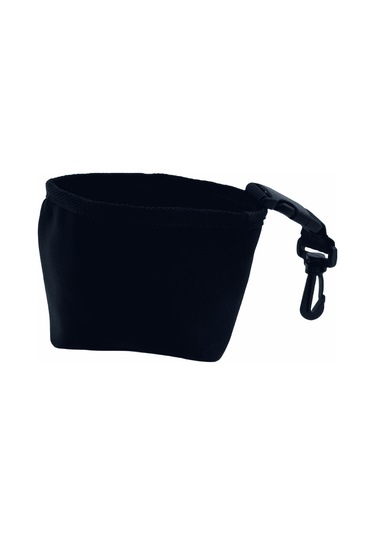 Qingmipy Siyah Golf Topu Ve Çubuğu Temizleme Çantası - Taşınabilir Su Depolama Özelliği İle Pratik Nylon Temizleyici Siyah